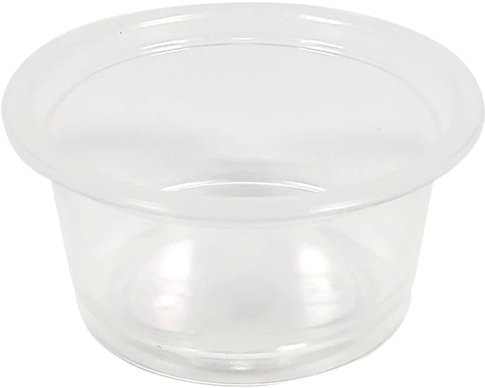 0.5 oz Plastic Portion Cups - Clear