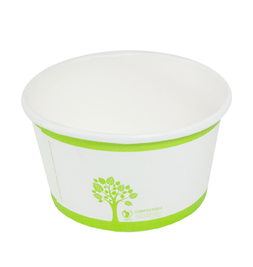 16 oz Compostable Paper Bowls, PLA Lined - Printed – Encore Canada