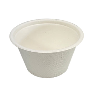 4 oz Bagasse Portion Cups - White