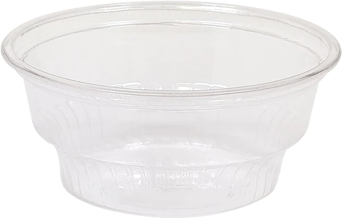 6 oz Plastic Dessert Cups - Clear