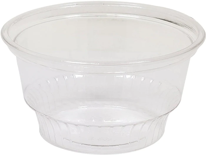 8 oz Plastic Dessert Cups - Clear