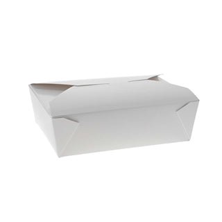 #9 Paper Takeout Boxes, PE Lined - White – Encore Canada
