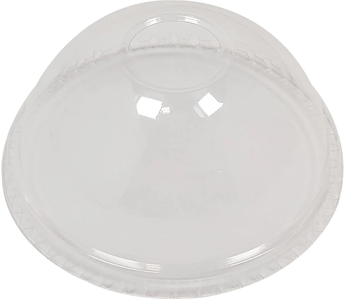 Plastic Dome Lids for 6/8/10/12 oz Dessert Cups - Clear