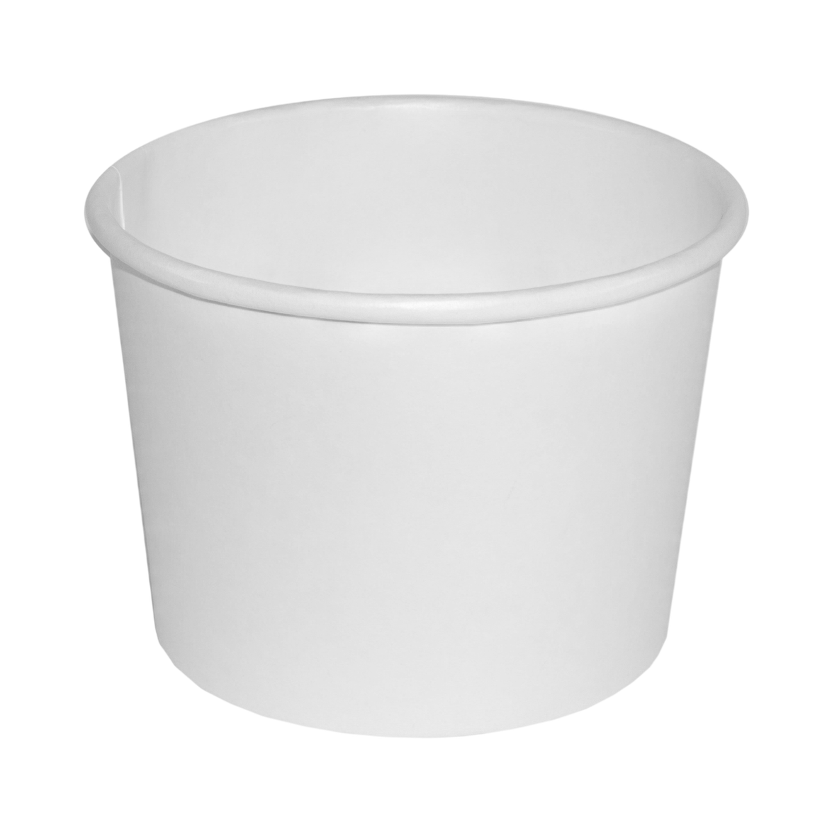 16 oz Round White Paper Container 115 mm