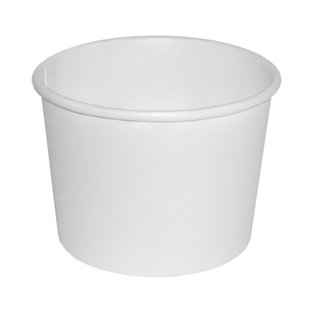 16 oz Round White Paper Container 115 mm