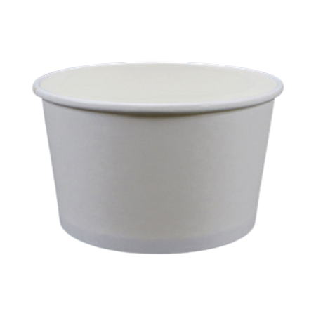 5 oz Round White Paper Container 86 mm
