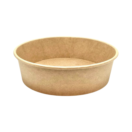 1100 ml Round Kraft Container 185 mm
