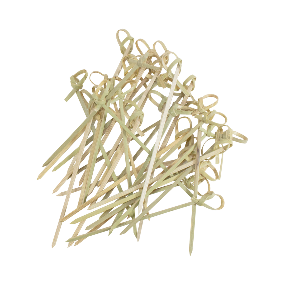 4" Natural Bamboo Noshi Kushi Skewer