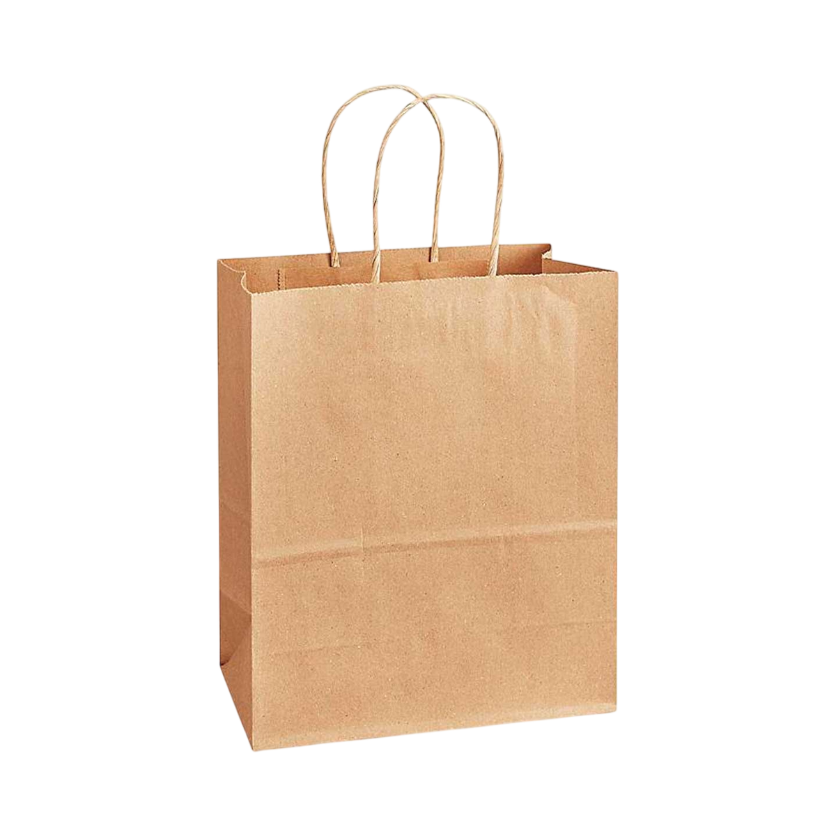8" x 4.5" x 10" Kraft Paper Bag Twisted Handle