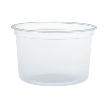 16 oz Round Clear Plastic Deli Container