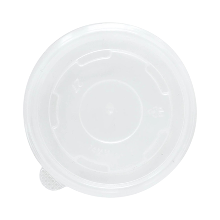 Clear Plastic Lid for 4 oz Round Paper Container 74 mm