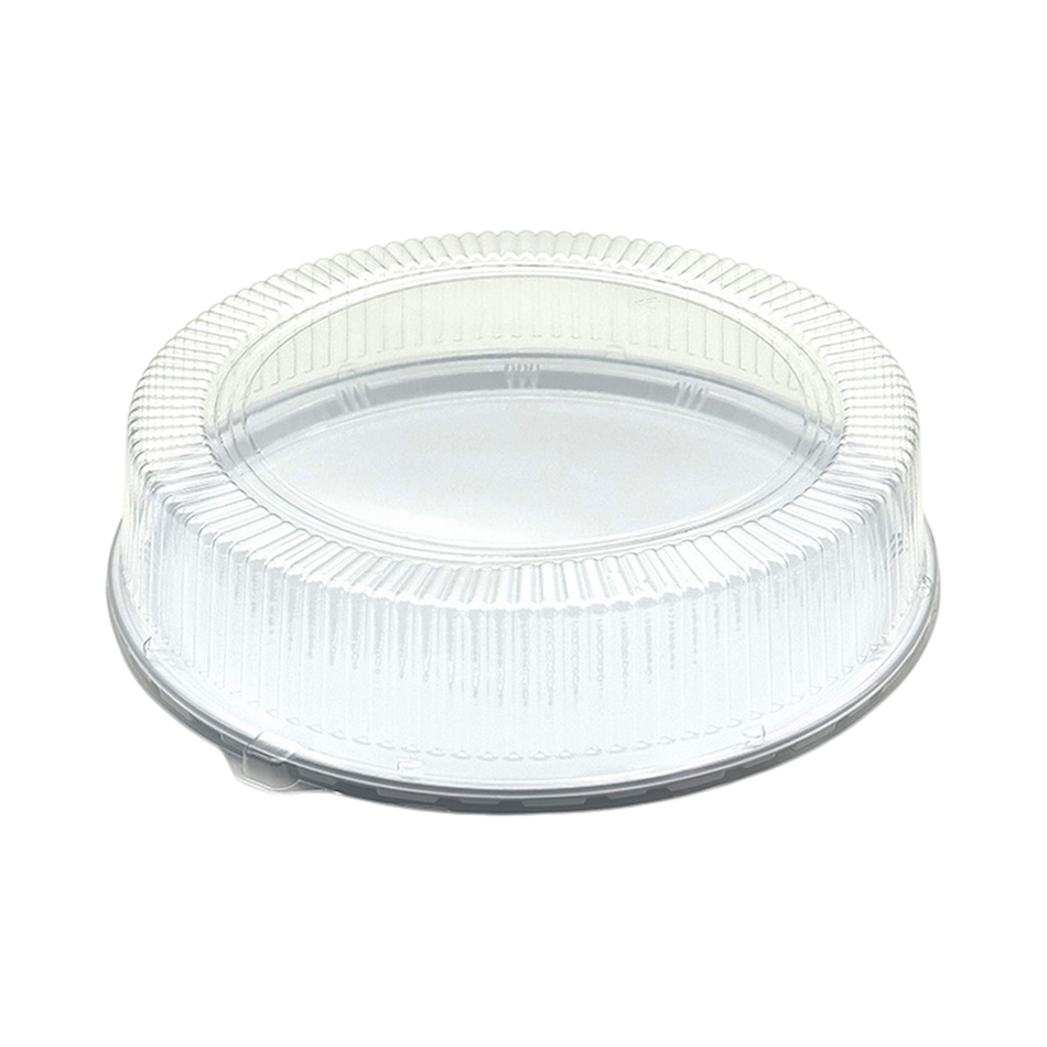 12" Round White Plastic Catering Tray