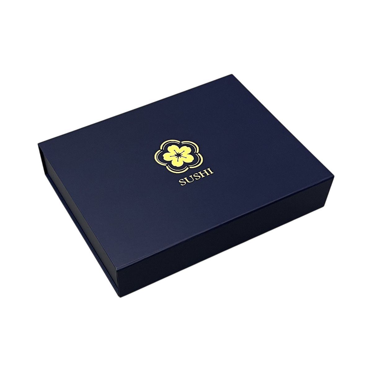 7.87" x 7.87" x 2.36" Printed Luxury Sushi Box, Hinged-Lid