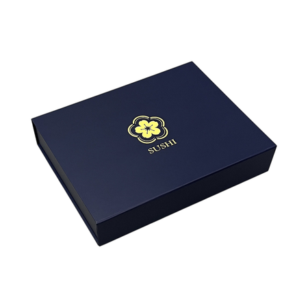 7.87" x 7.87" x 2.36" Printed Luxury Sushi Box, Hinged-Lid