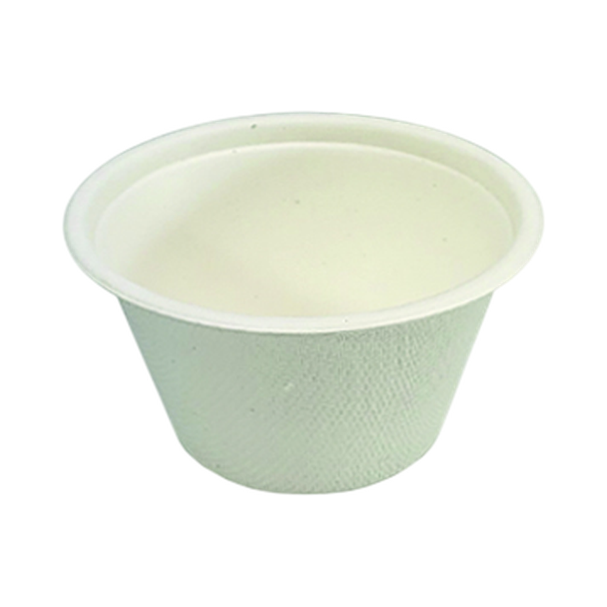 4 oz White Bagasse Portion Cup