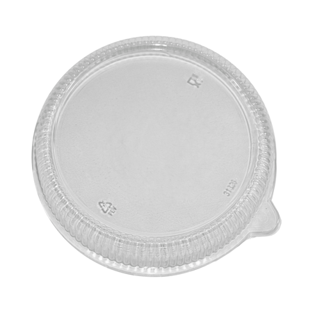 Clear Plastic Dome Lid for 9" Round Bagasse Plate