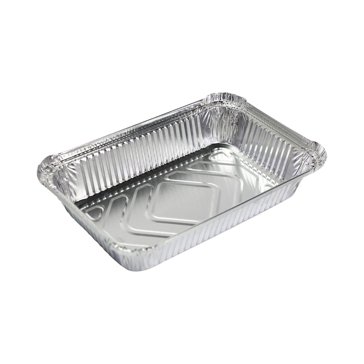 2.25 lb Rectangular Oblong Aluminum Container