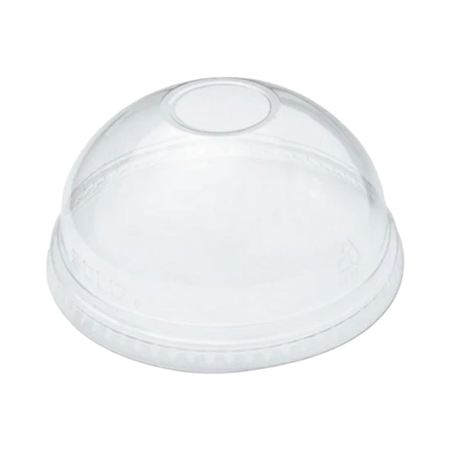 Clear Plastic Dome Lid for 9/12 oz Cold Cup 92 mm