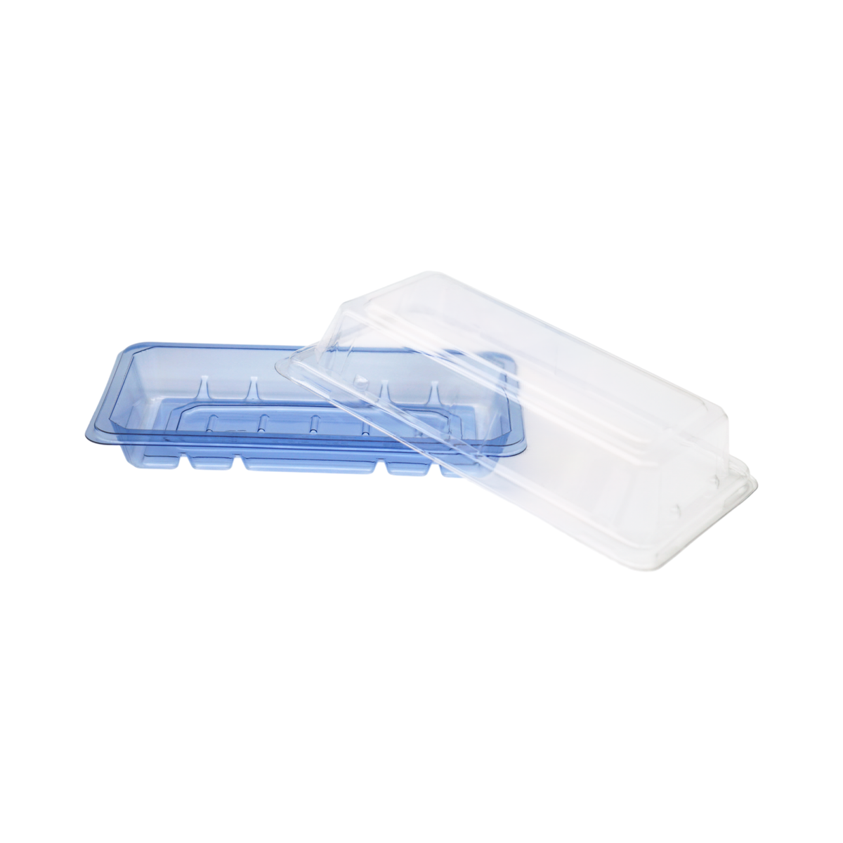 Clear Plastic Lid for 6.37" x 3.42" x 1" Sushi Container
