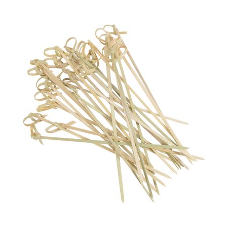 6" Natural Bamboo Noshi Kushi Skewer