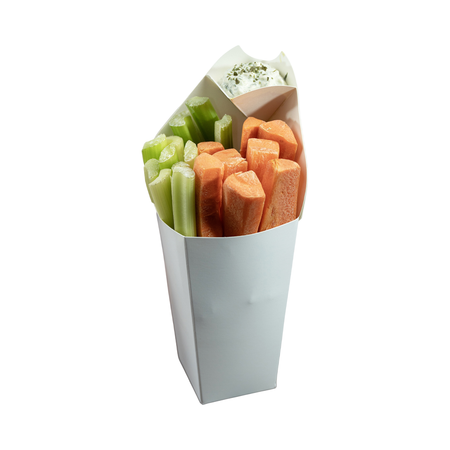 18 oz White Flexcone Container