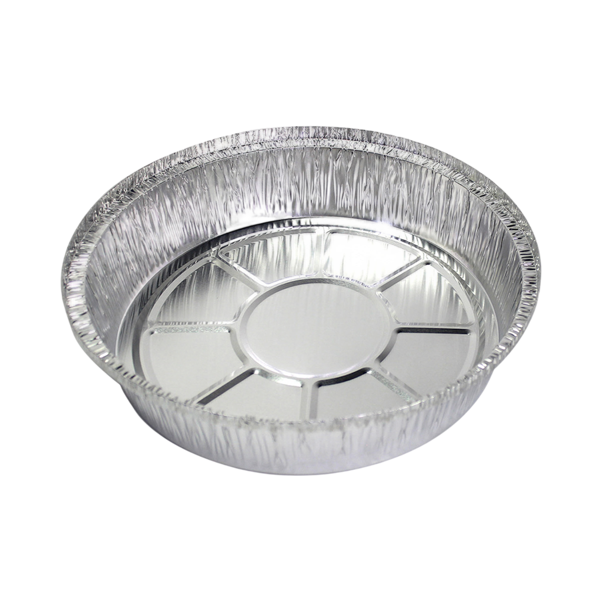 8" Round Heavy Aluminum Container