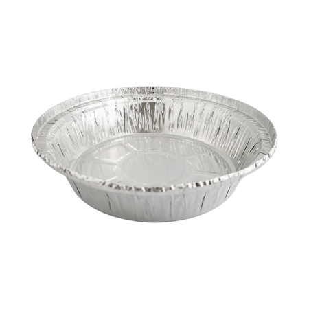 7" Round Heavy Aluminum Container