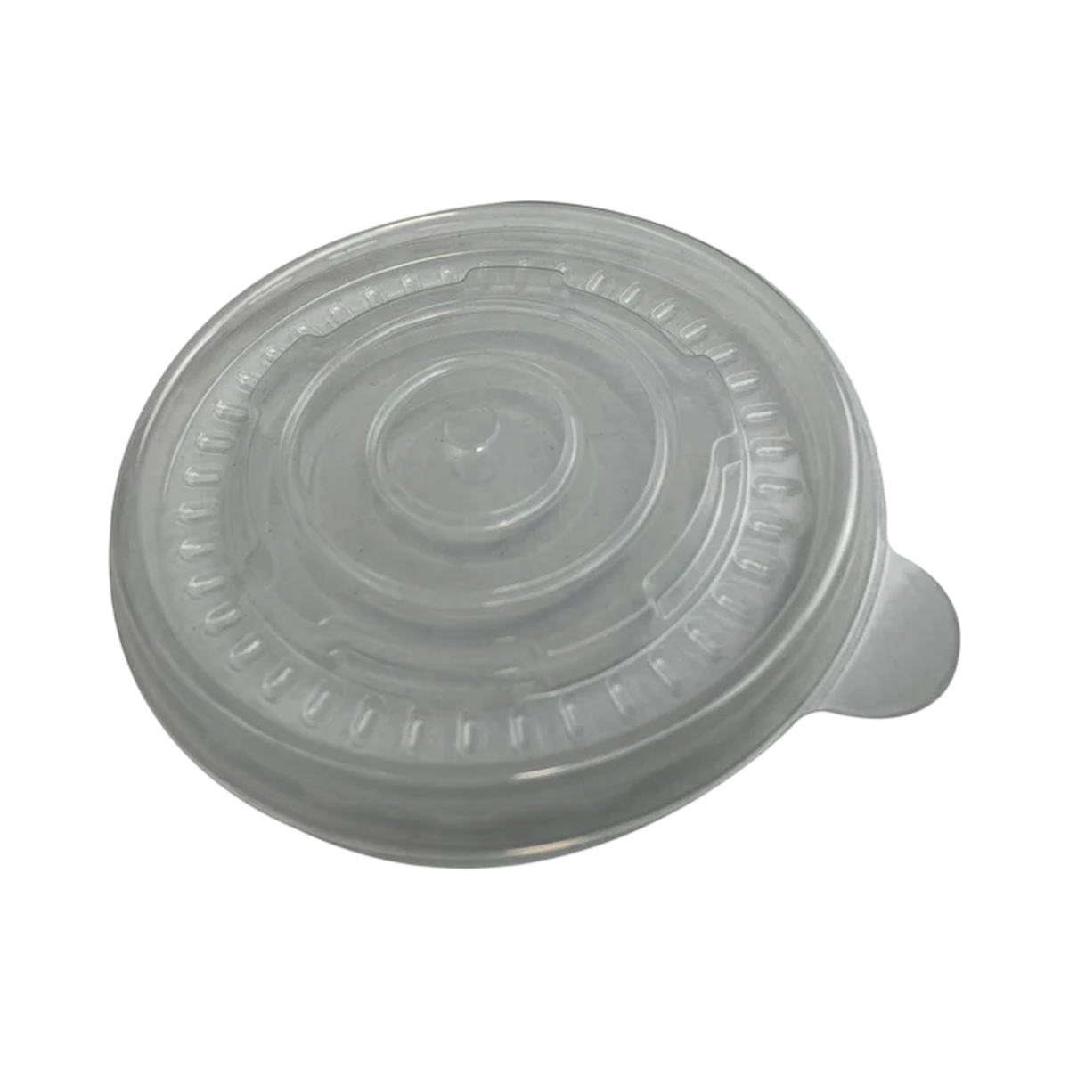 Clear Plastic Lid for 10 oz Round Paper Container 92 mm