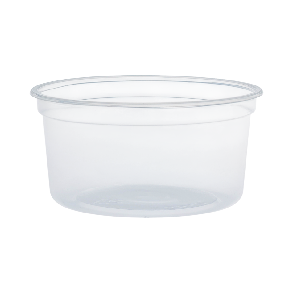 12 oz Round Clear Plastic Deli Container