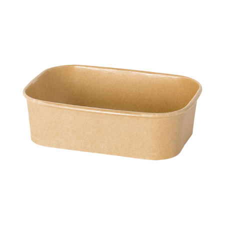 580 ml Rectangular Kraft Container