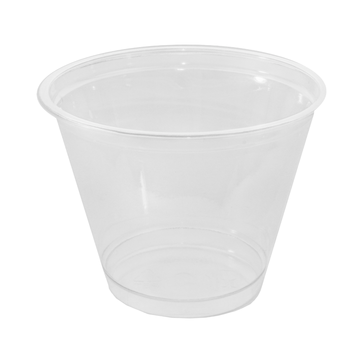 9 oz Squat Clear Plastic Cold Cup 92 mm