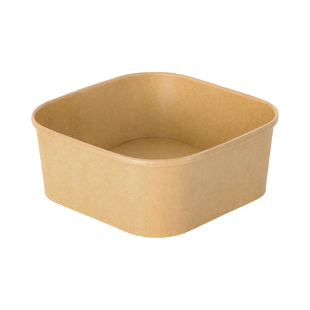 1200 ml Square Kraft Container
