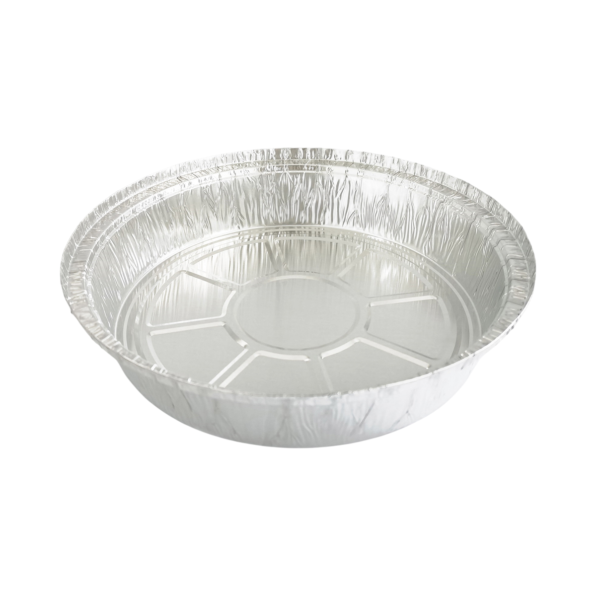 9" Round Heavy Aluminum Container