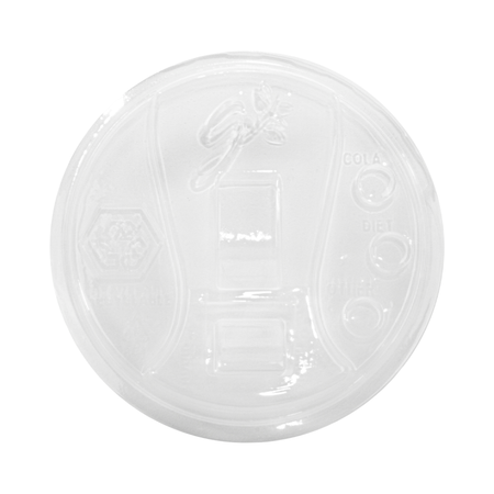 Clear Plastic Sip Lid Latch Cover for 12/14/16/20/24 oz Cold Cup 98 mm