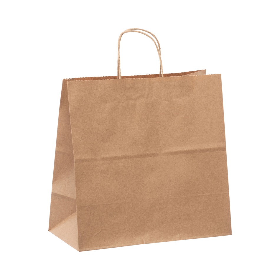 13" x 7" x 13" Kraft Paper Bag Twisted Handle