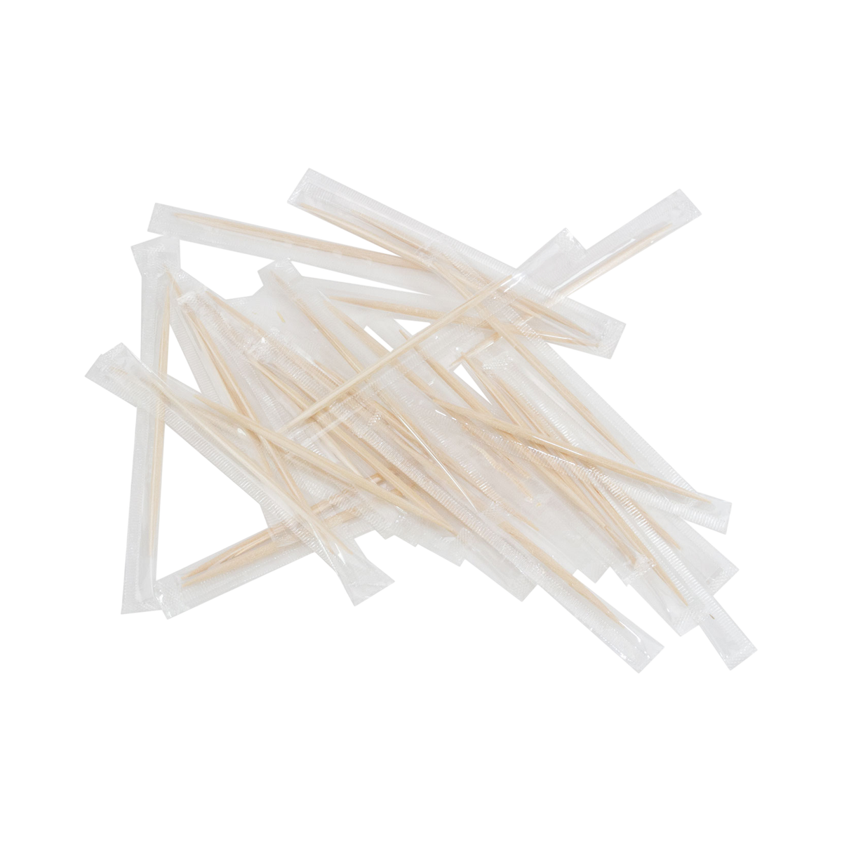 Wrapped Natural Wooden Mint Toothpick