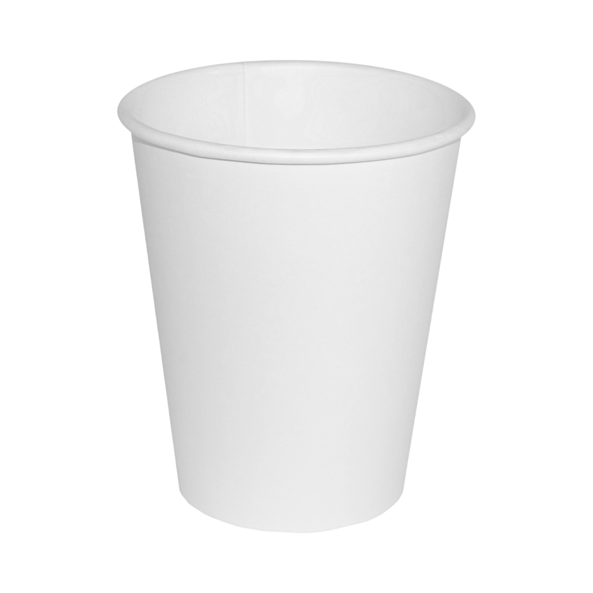 12 oz White Single-Wall Paper Hot Cup 90 mm