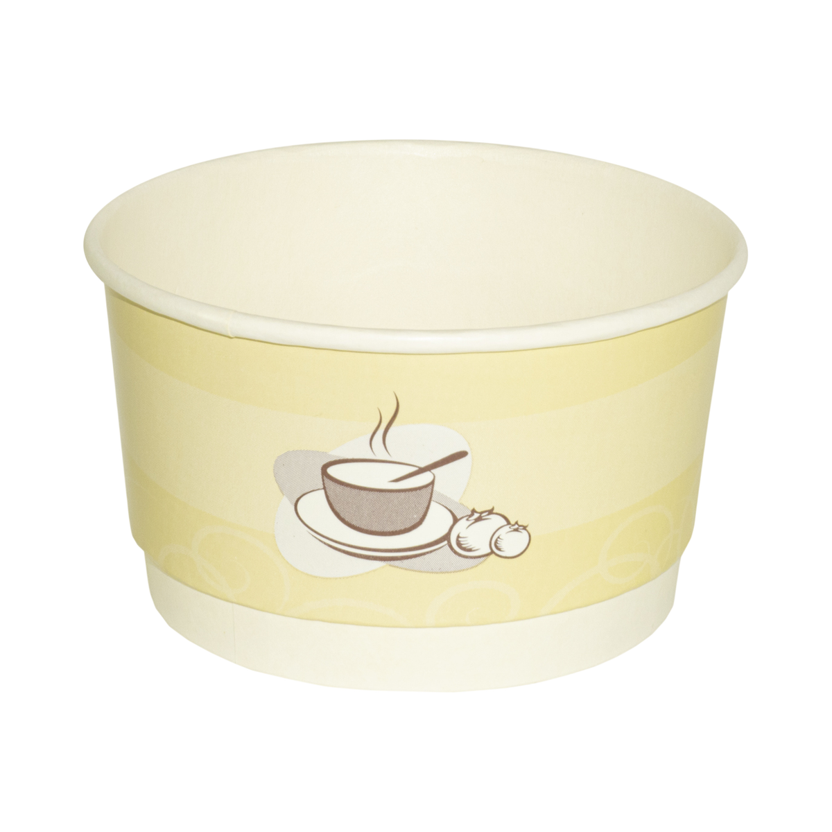 12 oz Round Printed Double-Wall Paper Container 90 mm