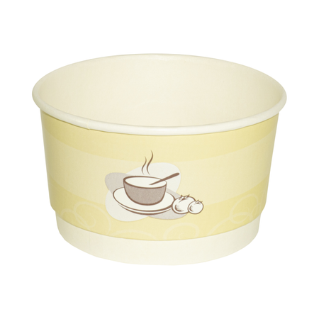 12 oz Round Printed Double-Wall Paper Container 90 mm