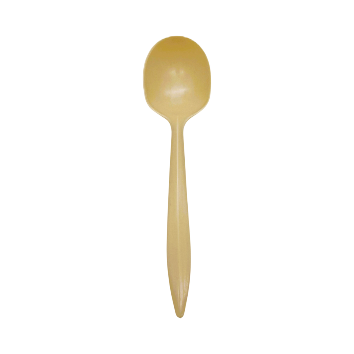 Beige Cornstarch Soup Spoon