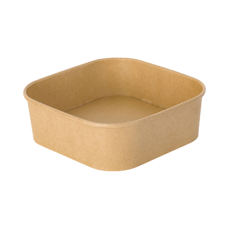 1000 ml Square Kraft Container