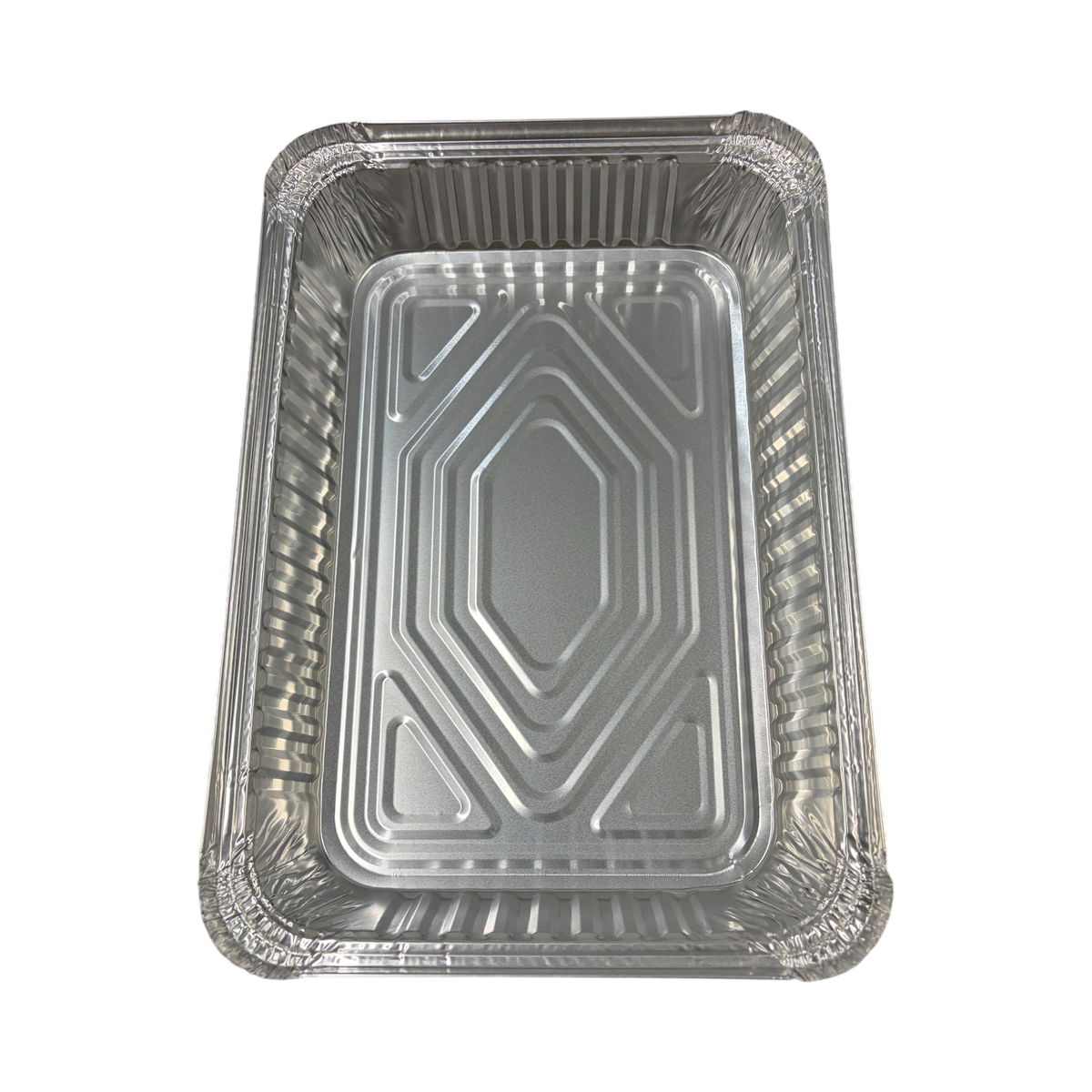 4 lb Rectangular Oblong Aluminum Container