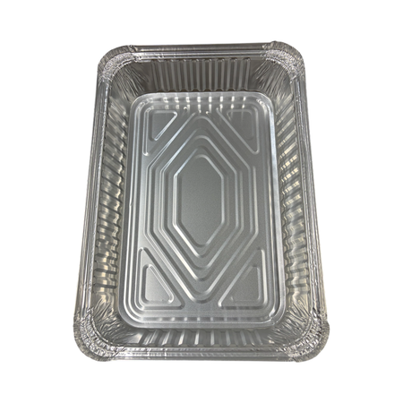 4 lb Rectangular Oblong Aluminum Container
