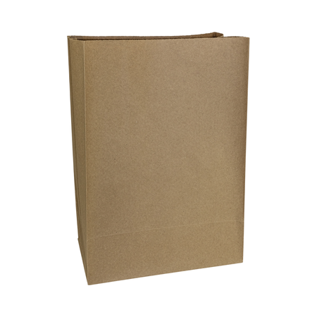 12" x 7" x 17" SOS Kraft Paper Bag #65