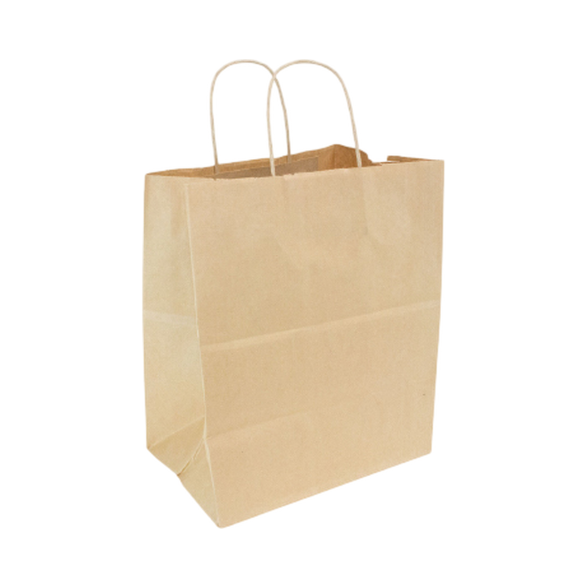 10" x 6.75" x 12" Kraft Paper Bag Twisted Handle