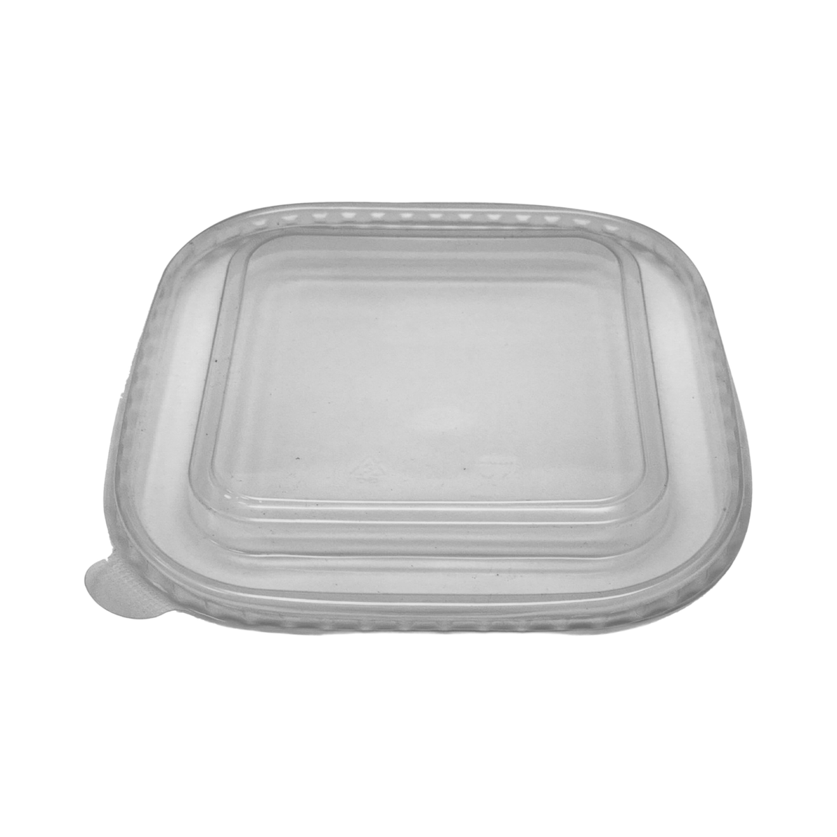 Clear Plastic Lid for 500/650 ml Square Kraft Container
