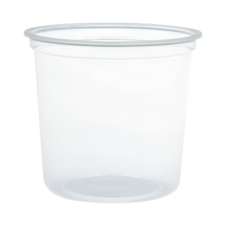 24 oz Round Clear Plastic Deli Container