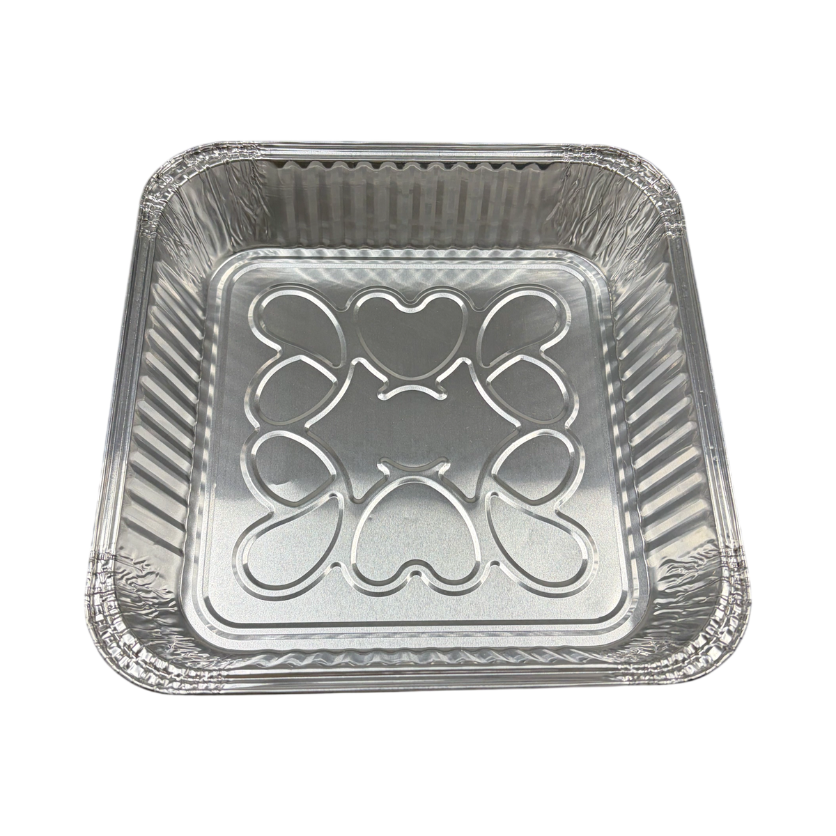 9" x 9" Square Aluminum Container