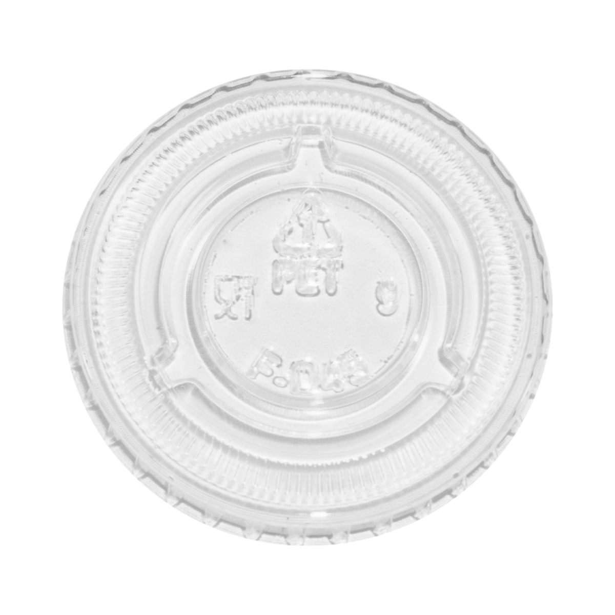 Clear Plastic Flat Lid for 1.5/2 oz Portion Cup