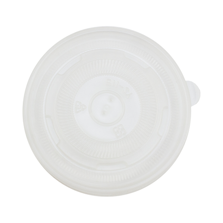 Clear Plastic Lid for 12/16/20/24/32 oz Round Paper Container 115 mm